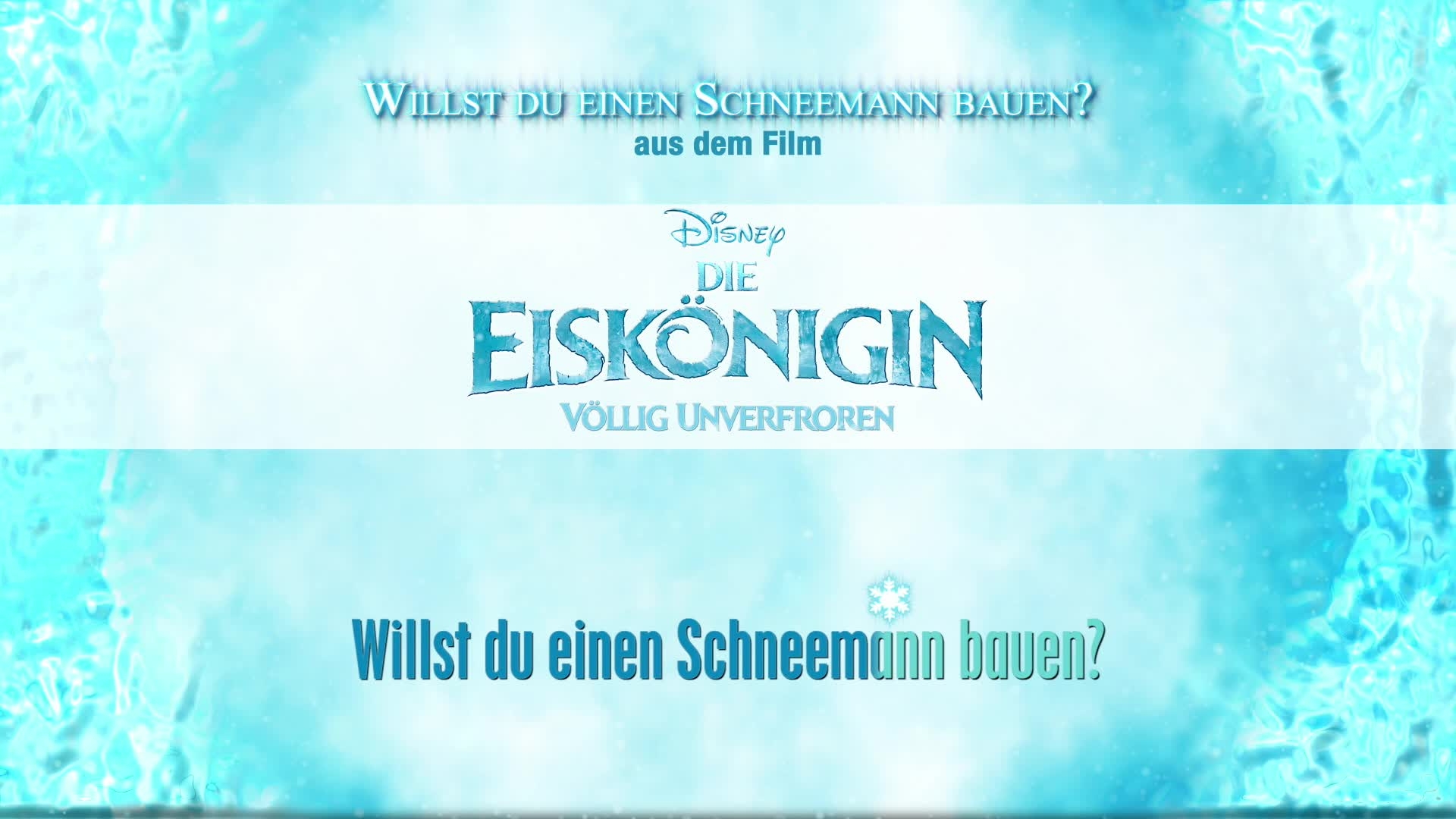 Anna Willst Du Einen Schneemann Bauen Text