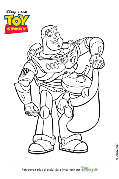 coloriage alien surprise