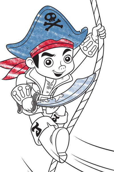 Captain Jake Colouring Page 2 | Disney Junior UK