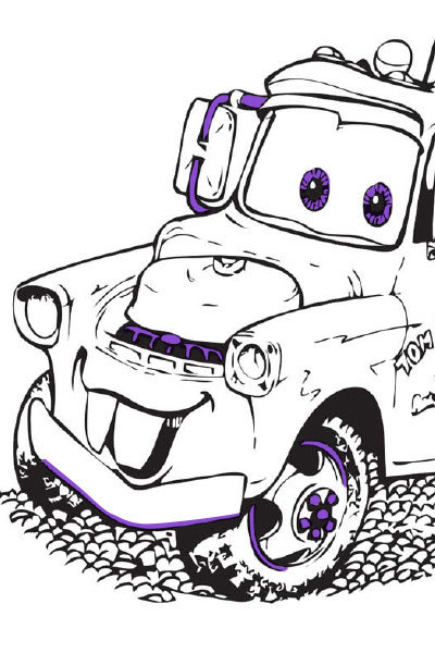 mcqueen and friends coloring pages - photo #19