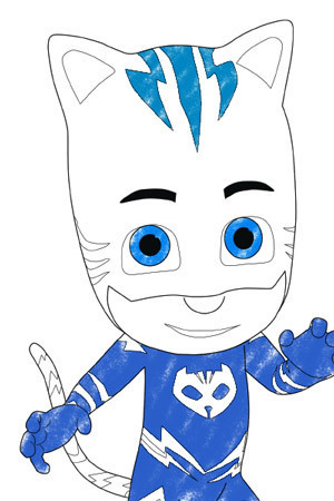 Coloring Pages Pj Masks Catboy Colouring page