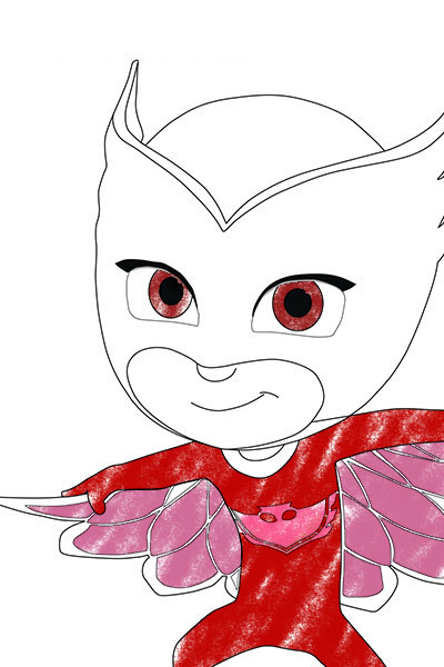 Coloring Pages Pj Masks Owlette Colouring page