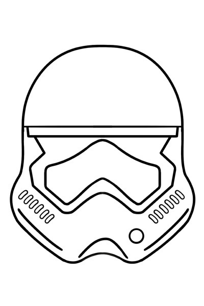 Coloriage Star Wars stormtrooper | Disney Coloriages FR