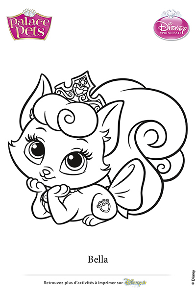 coloriage bella