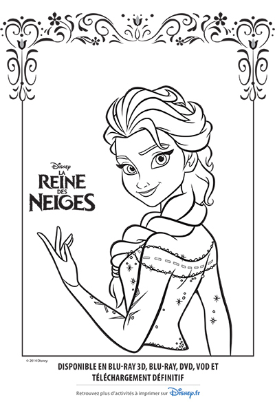 Coloriages Elsa elsa